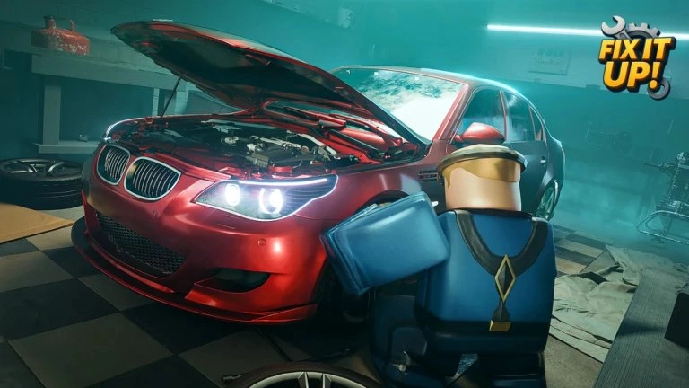 Not so Fixed It Up Roblox Car Restoration Simulator Banner